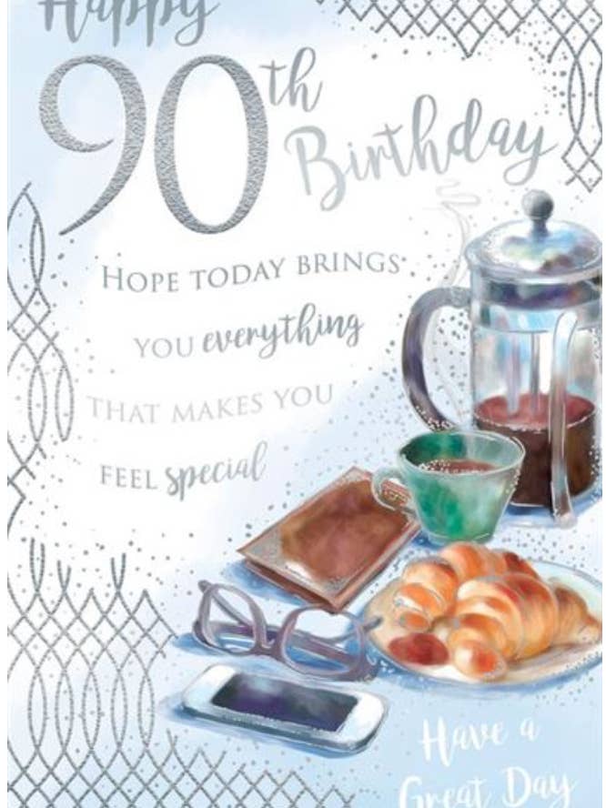 90. GEBURTSTAG MÄNNLICH für den Großhandel von Kingfisher Cards