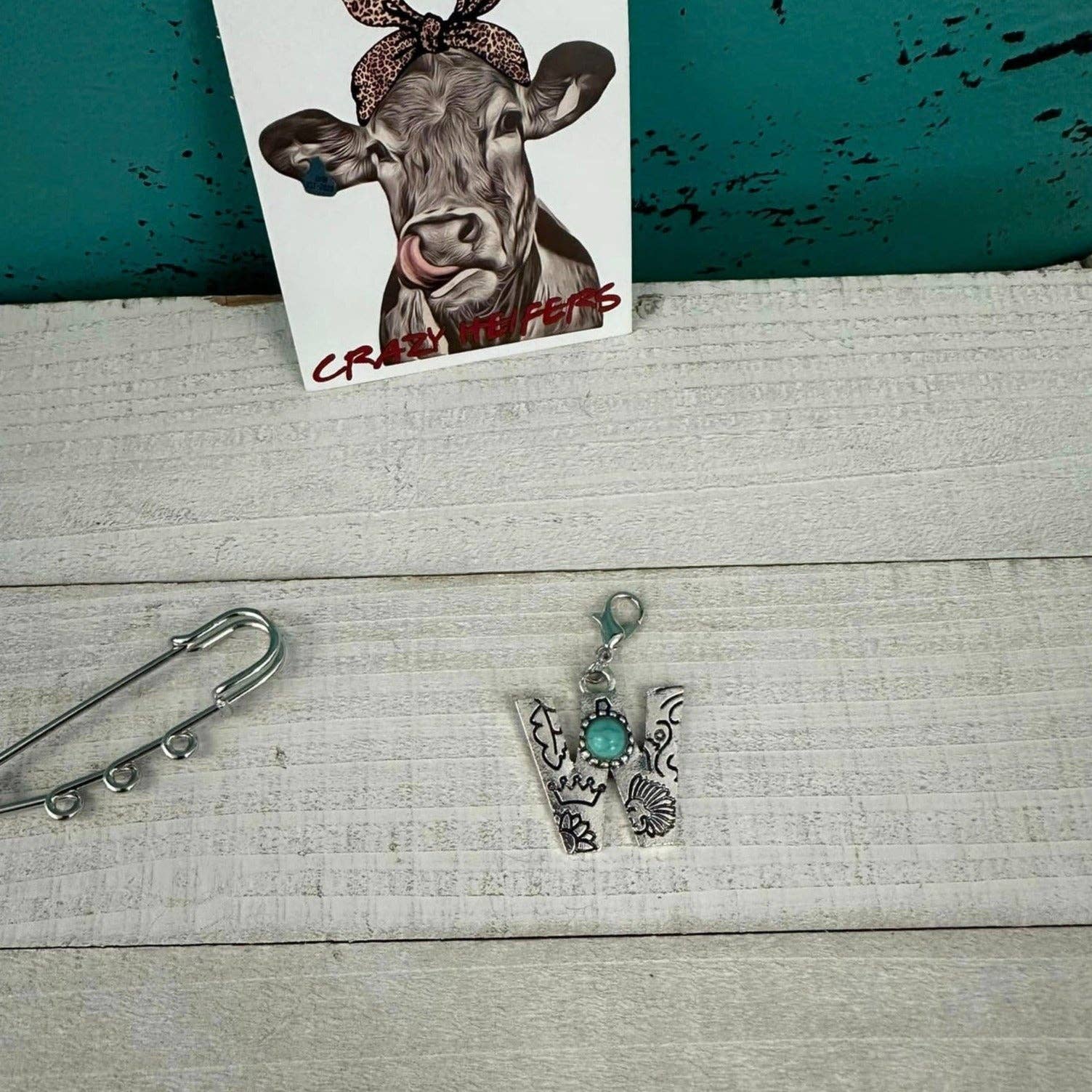 Crazy Heifers Wholesale - Wholesale Individual Charm/Pendant - Initial Clip-on Charms22