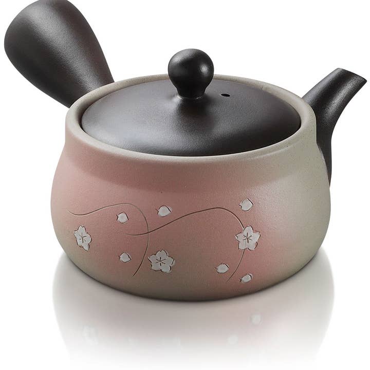Japanese Green Tea Co. - Wholesale Tea Pot - Tokoname Yaki-Kyusu-9 fl Oz (270cc) Teapot for Fukamushi Tea