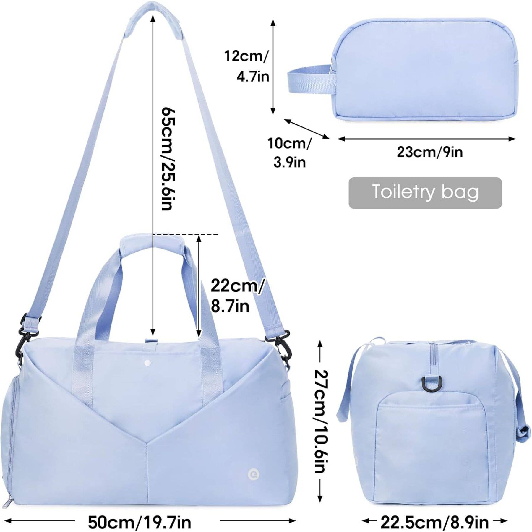 wandf – Großhandel Weekender-Tasche – Damen – Ceneda 20" Sporttasche mit Nassfach und Schuhfach56