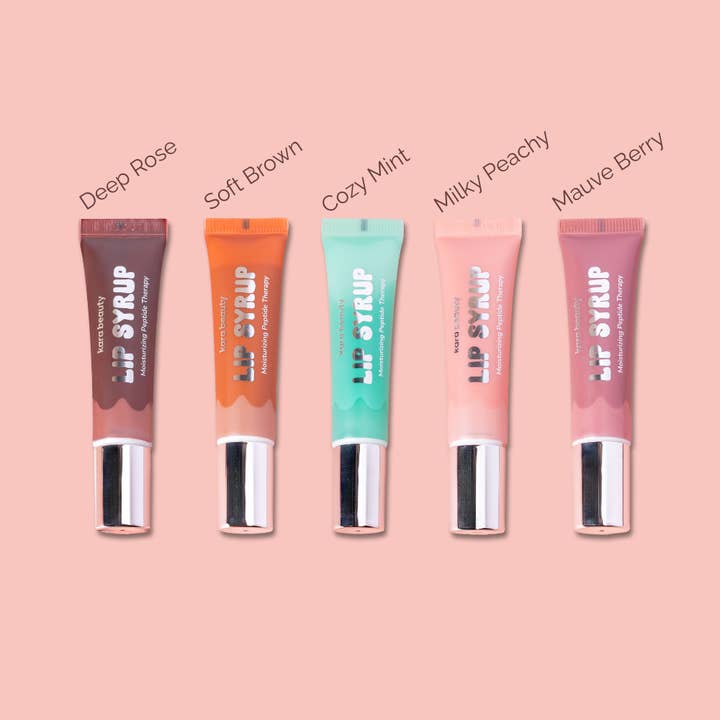Kara Beauty - Wholesale Lip Gloss - Lip Syrup Moisturizing Peptide Therapy Lip Gloss Cozy Mint
