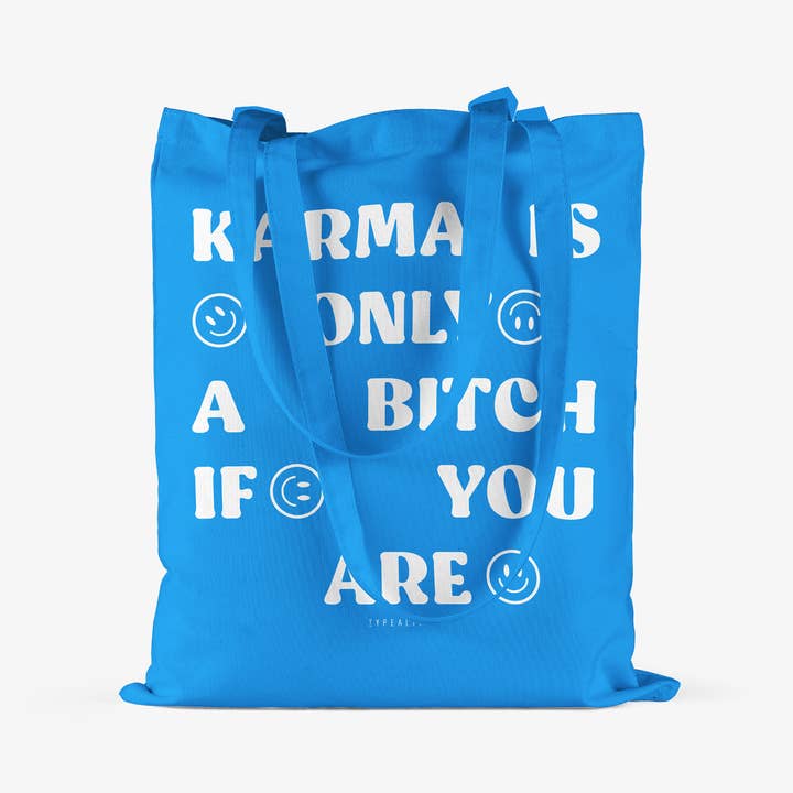 typealive - Wholesale Tote Bag - Unisex - cotton bag/Karma Is Only2