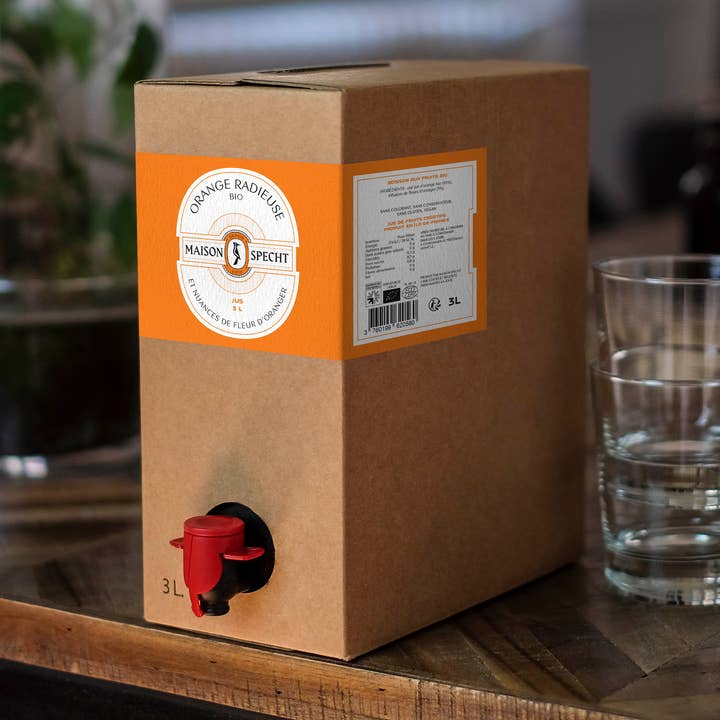 Bag-In-Box 3 Litres - Orange radieuse et fleur d'oranger pour la vente par Maison Specht