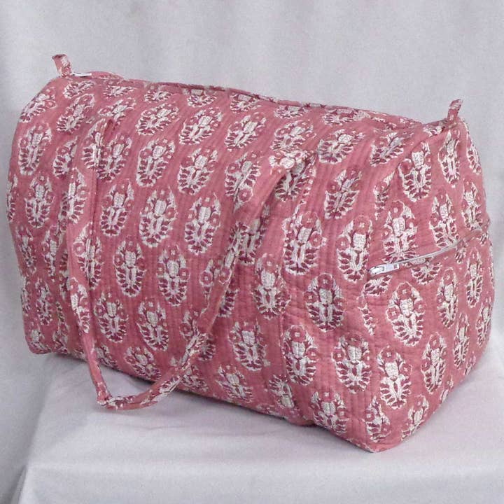 Sac de voyage Boota Pink, sac de week-end, sac de voyage, sac de sport pour la vente par Ayras World