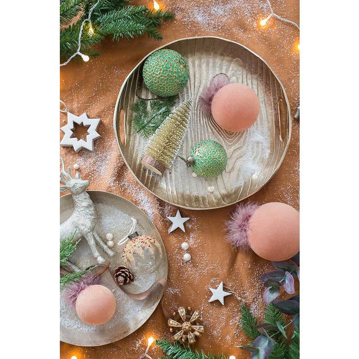 A&B Home Group Inc. - Wholesale Ornament - D3" Glass Xmas Ball Ornament - Green/Gold4