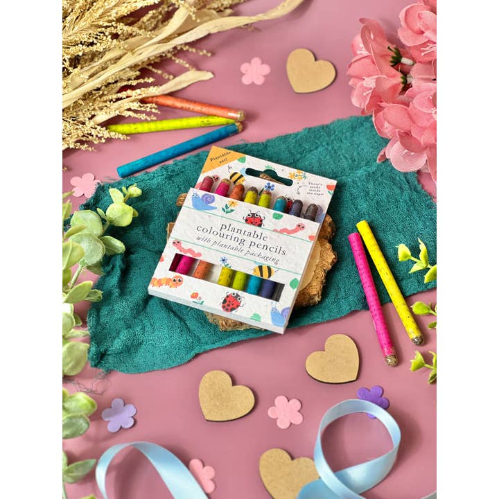 Little Green Gifts – wholesale Coloured pencil – Colouring Pencils - Choice Of Designs (TU-6)10