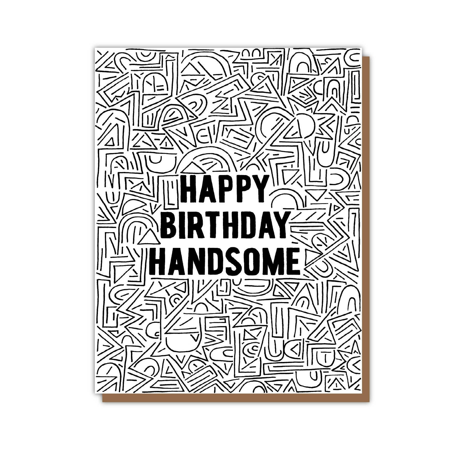Teluna - Wholesale Birthday Card - Happy Birthday Handsome Card