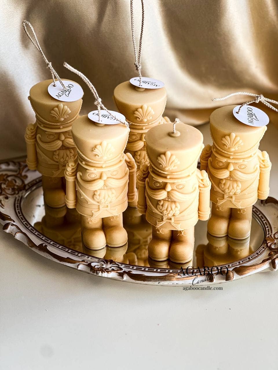 Agaboo Candle - Wholesale Novelty Candle - Christmas Shorty Nutcracker Statue Candle 5.5x2in 5