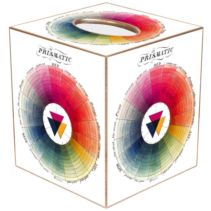 TB6638-Prismatische Kleurenwiel Tissuedoos voor wholesale door Marye-Kelley