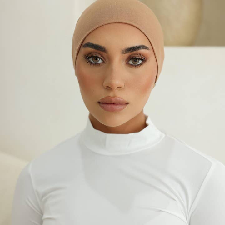 Mod Squad - Wholesale Hijab – Women’s - MODAL UNDERCAP - Caramel2