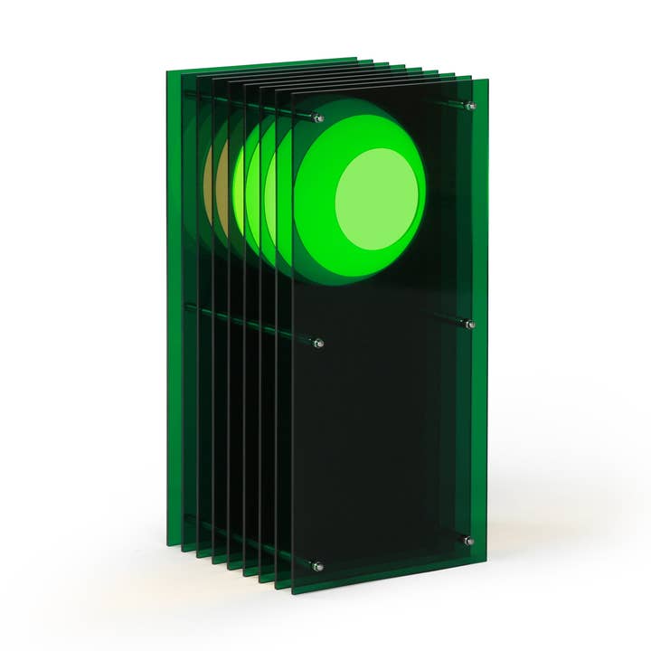 Lớp small rectangle in green acrylic for wholesale by BANG