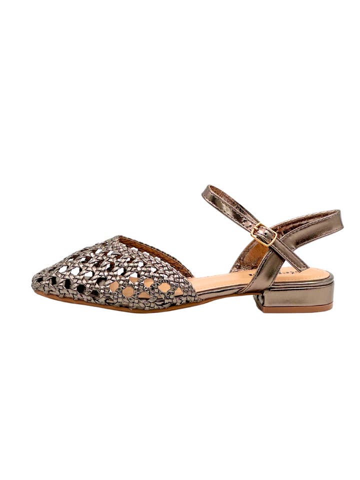 Stephan Paris - Wholesale Sandals - Women's - Openwork braided sandals with adjustable strap LN-5610
