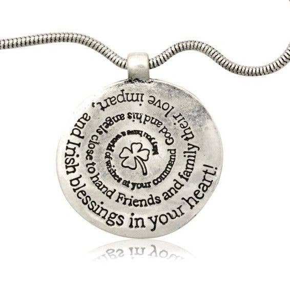 Irish Blessing Medallion for wholesale by The Irish Jewelry Company