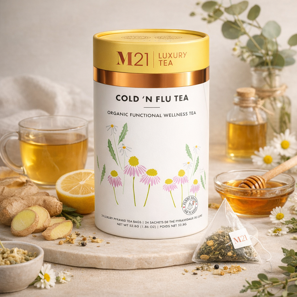 Tega Organic Tea - Wholesale Health/Detox Tea - Cold & Flu Luxury Herbal Tea | Canadian | 24 Tea Bags1