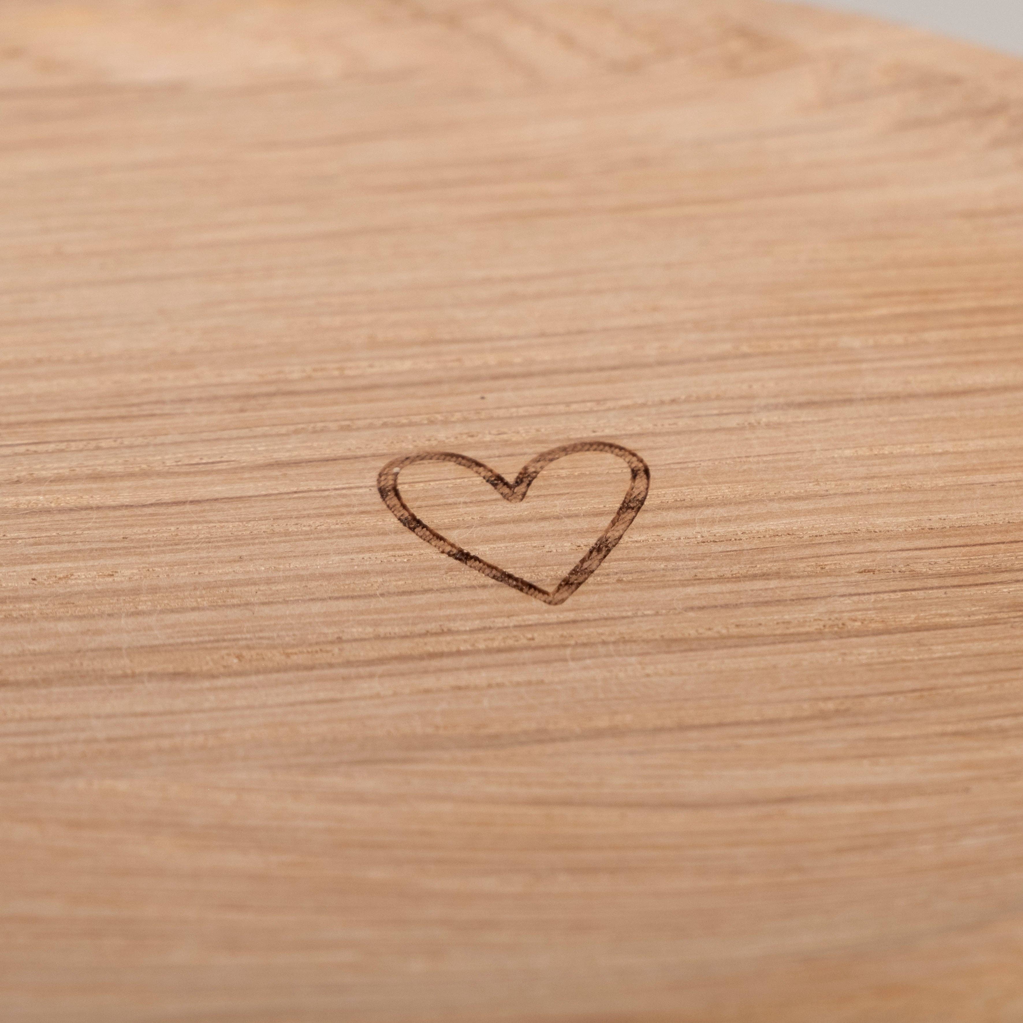 Eulenschnitt - Wholesale Serving Tray - Oak Heart Tray (PU = 3 pcs)6