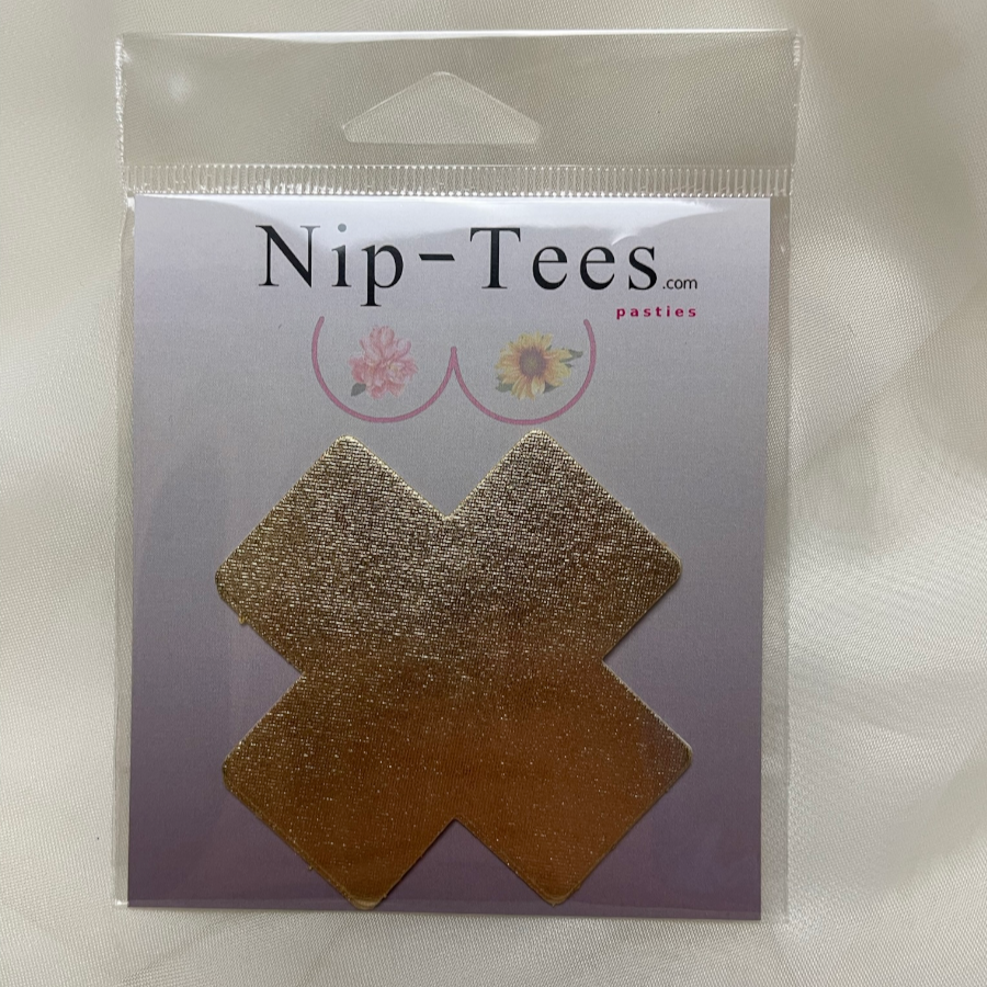 Niptees - Vente Cache-téton – femme - Couvre-tétons métallisés en forme de croix en forme de croix11