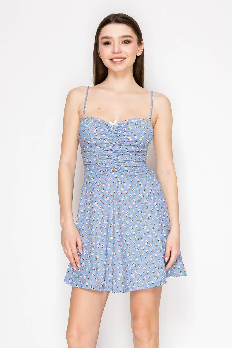 Kimcine – Vestido - Mulher por atacado – KD9815-COLEÇÃO DE FLORES PRIMAVERA&VERÃO(NATAL)13