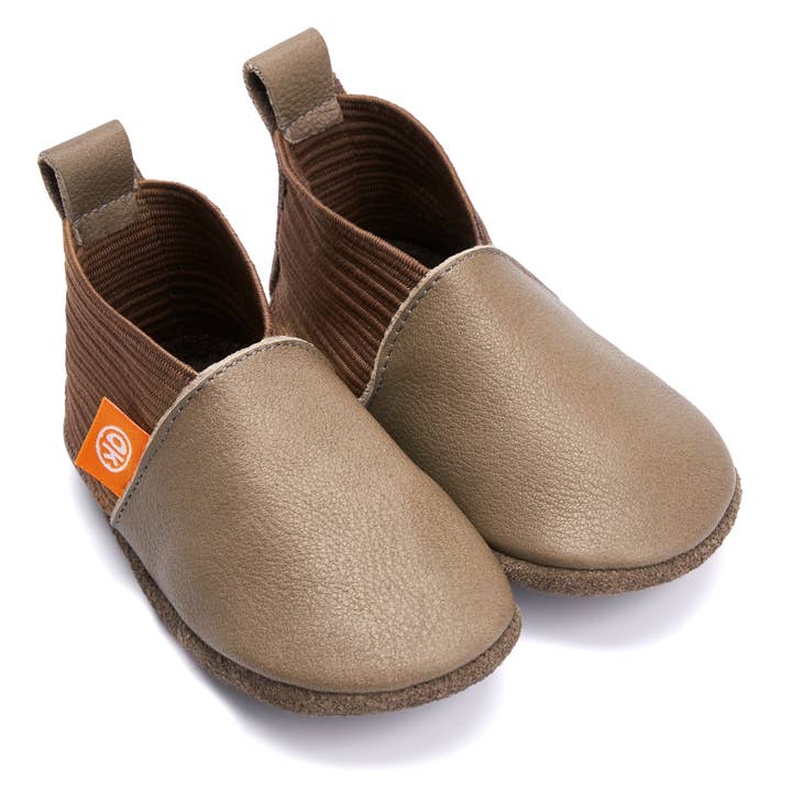 Zapatillas infantiles Elastie beige para venta al por mayor de Orangenkinder®