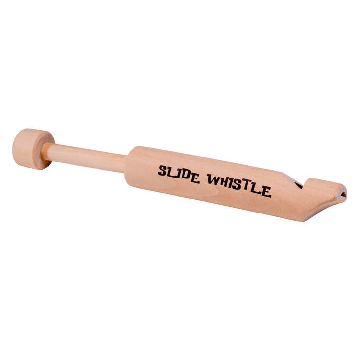 Toysmith - Wholesale Musical Toy - Kids & Baby - Neato! Wooden Slide Whistle, 6.5" Sealed Musical Toy, Retro3
