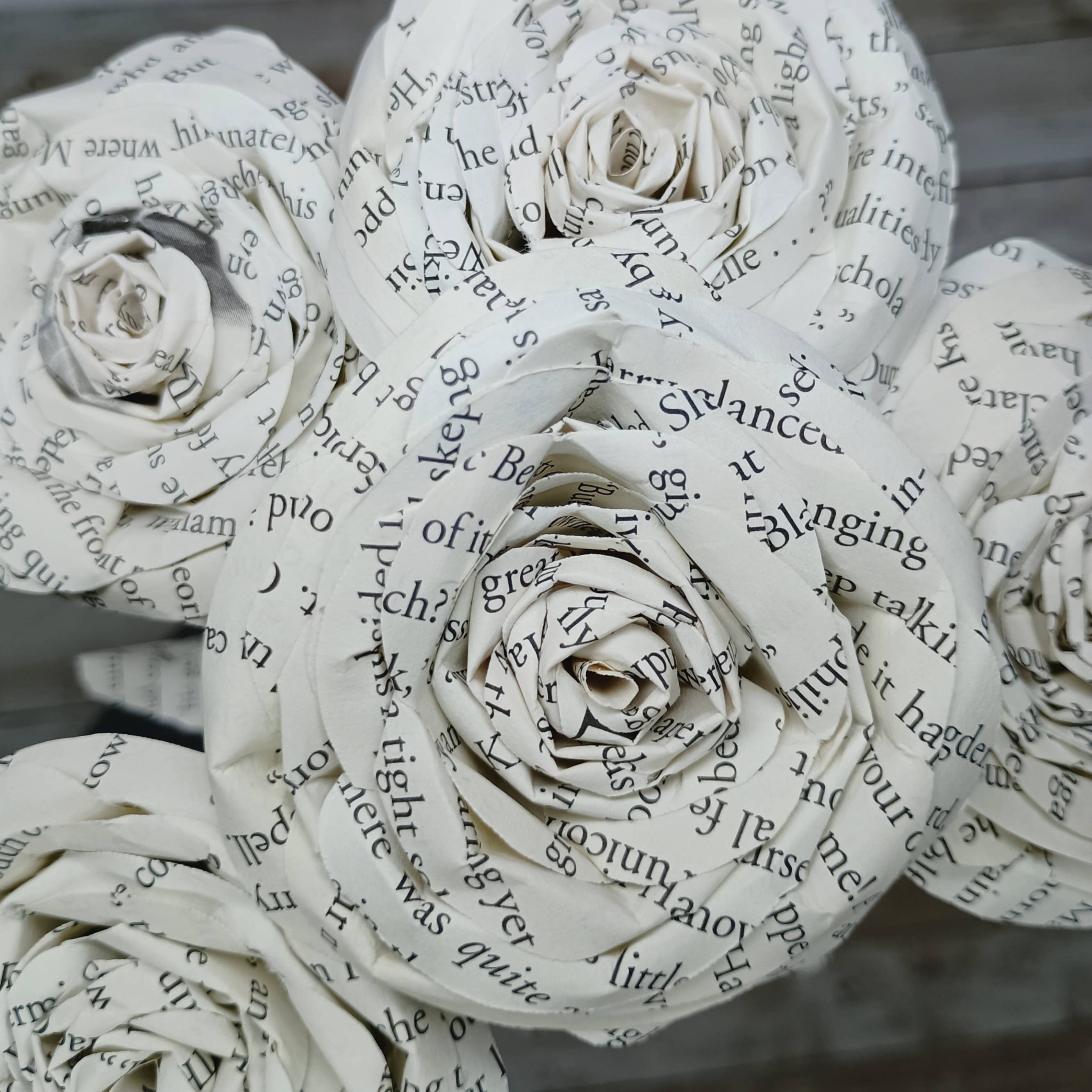 Tall Hill Upcycled - Wholesale Artificial Flowers - Paper Roses14