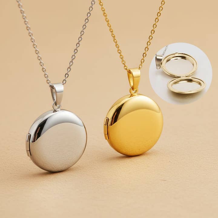 Poleret fotovedhæng halskæde for engroshandel hos elasisters