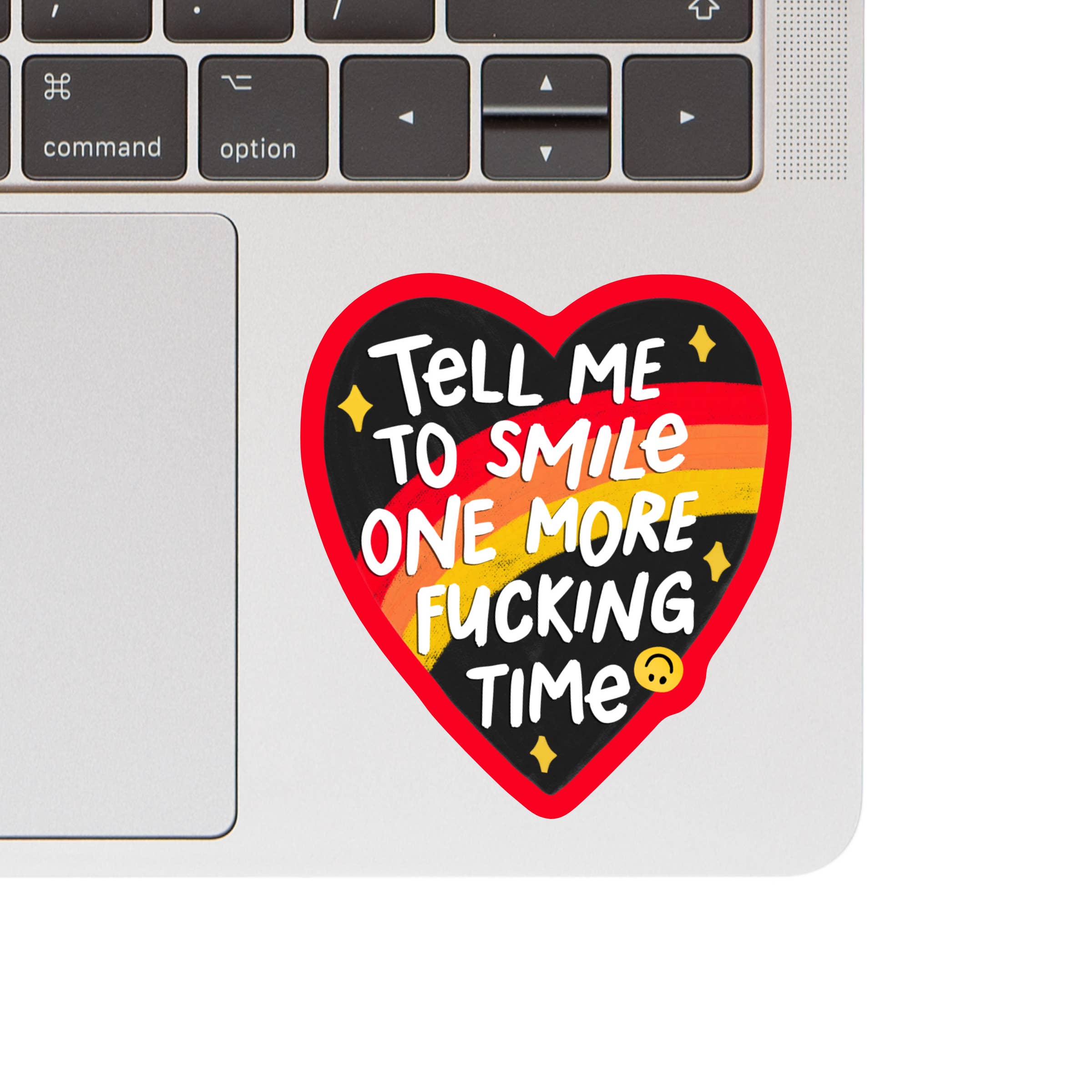 Juju and Moxie - Vente Autocollant - Autocollant en vinyle de haute qualité "Femmes sarcastiques jurent putain sourire"1