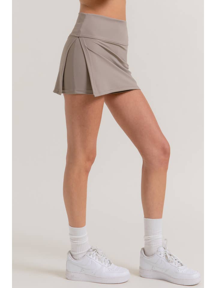 Active Basic | Active USA - Wholesale Athletic Shorts - Women's - Side Slit Style Activewear Skort19