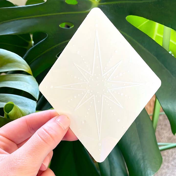 The Raven’s Edge Studio - Wholesale Suncatcher - Suncatcher | White Star Window Sticker | Rainbow Maker Decal3