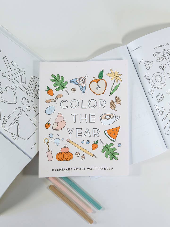 Color the Year: Coloring Book for wholesale by Margot + Co.