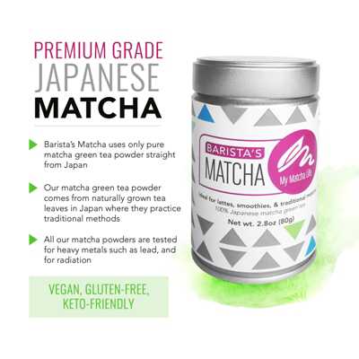 My Matcha Life Products Inc. - Wholesale Health/Detox Tea - Barista's Matcha Tea 2.8 oz tin1