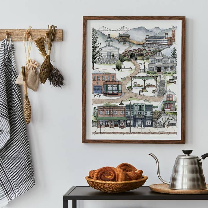 Papermill Creative - Wholesale Art Print - Boone, North Carolina watercolor art print2