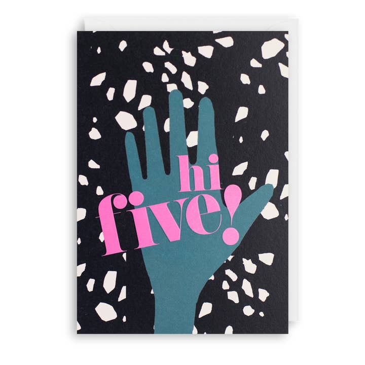 HI FIVE for wholesale by Meraki Greeting Cards