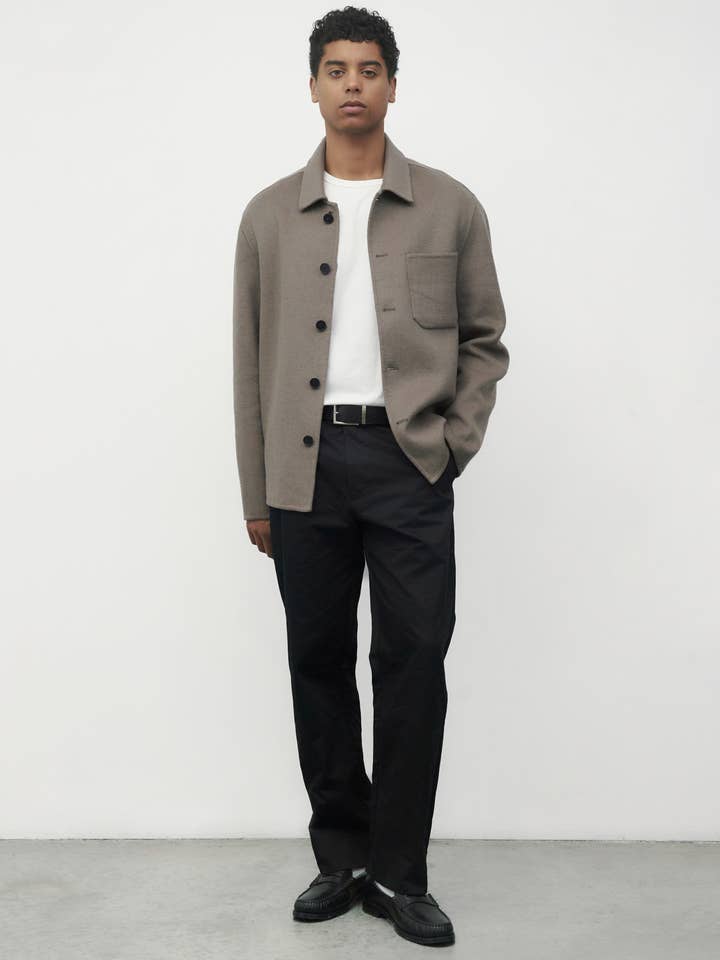 The Andersen jakke | Uldjakke med krave og brystlomme for engroshandel hos Common Market