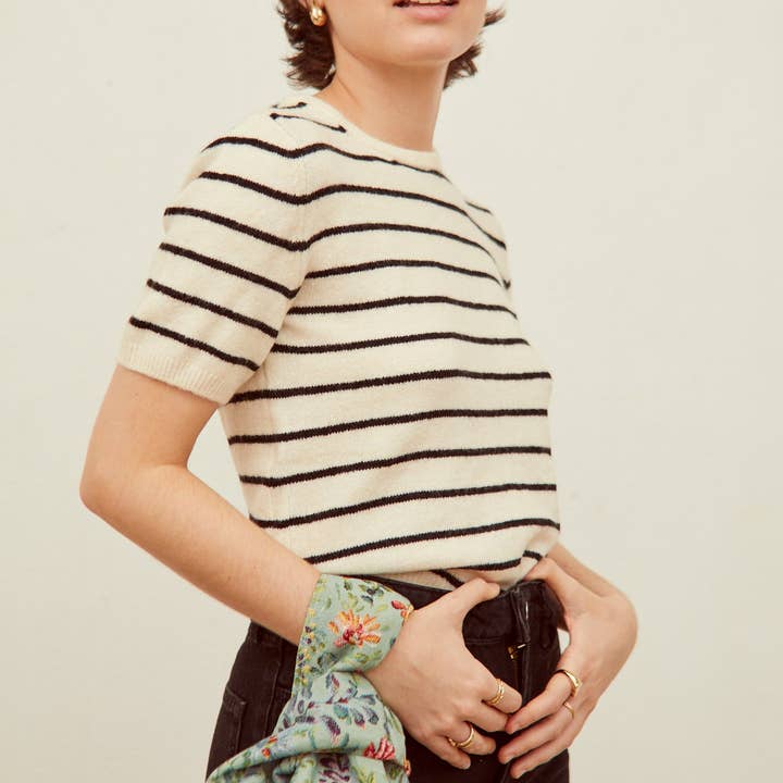 Eturel Madrid - Wholesale Clutch Bag - Women's - Hatillo mini jacquard fabric bag with blue azaleas flowers2