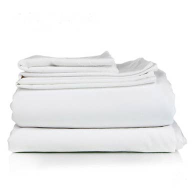 White Oxford Super T-300 Sheets, 100% Cotton for wholesale on Faire