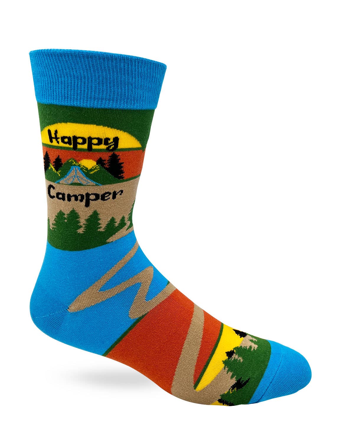 Fabdaz - Vente Chaussettes – homme - Chaussettes Novelty Crew de Happy Camper pour homme1