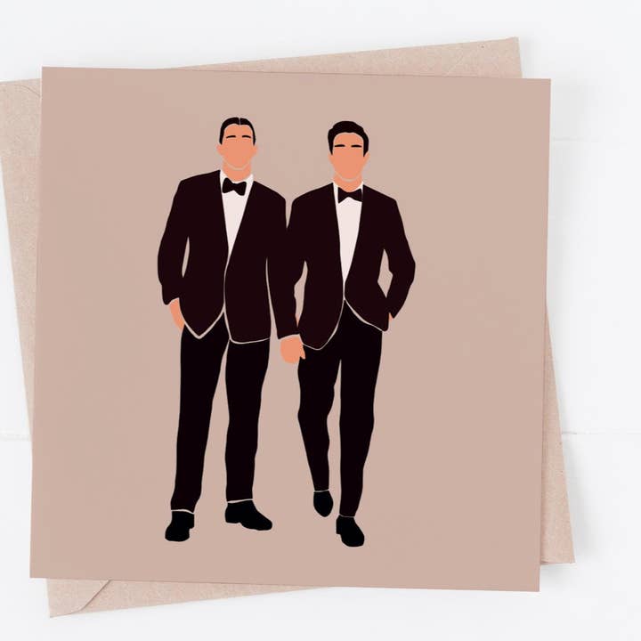 Karte für die Hochzeit des gleichen Geschle für den Großhandel von Folk + Nest™