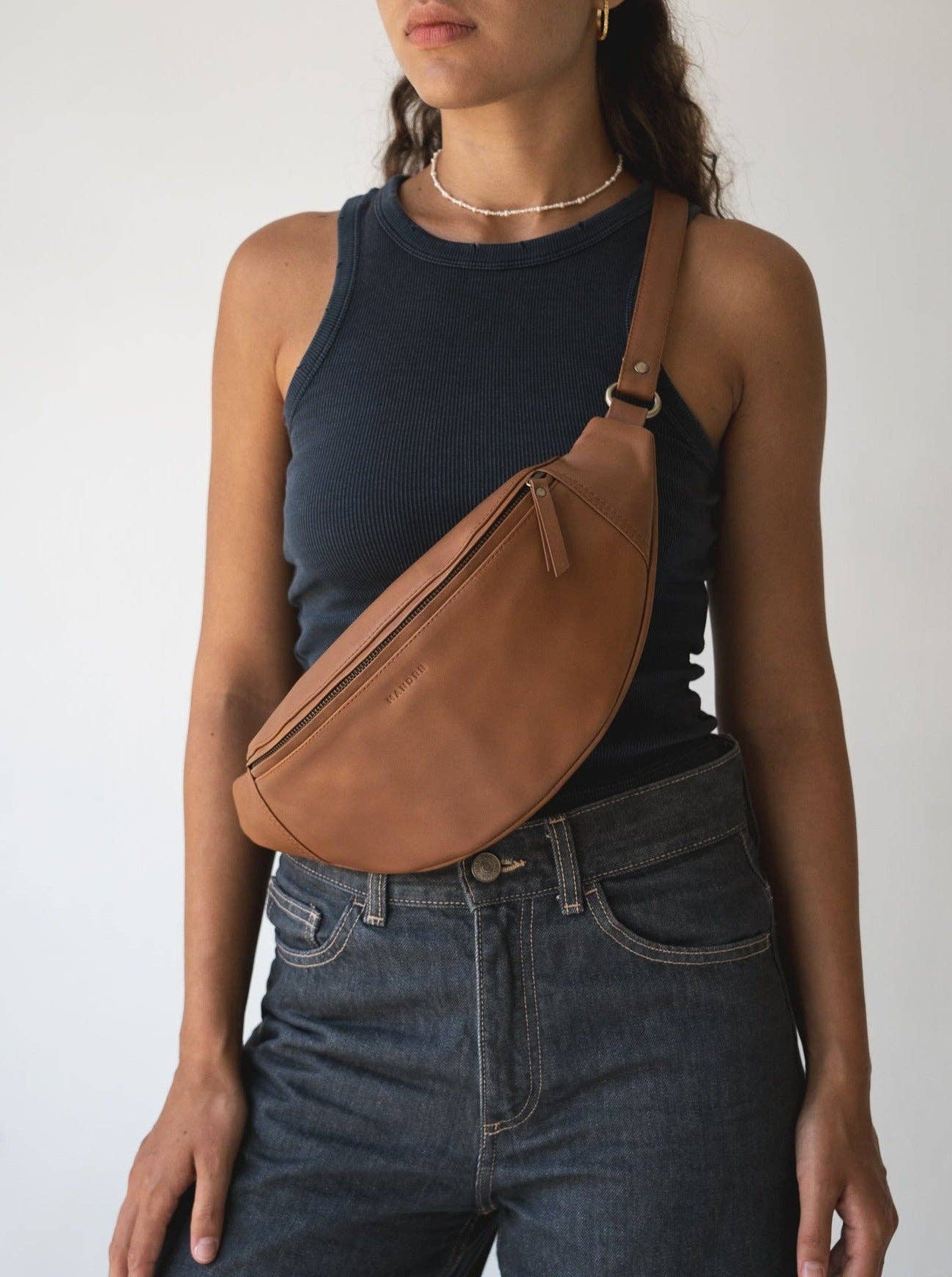 MANDRN - Vente Sac à bandoulière – femme - Atlas - Fauve6