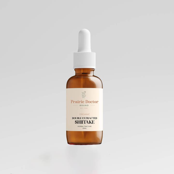 Daydream Organics | Prairie Doctor Brand - Wholesale Tincture - Shiitake Mushroom Tincture (Double Extracted)