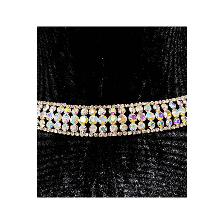 Chicas - Wholesale Belt – Women's - Crystal Jewel Belt With Tie on Sashes BT7034