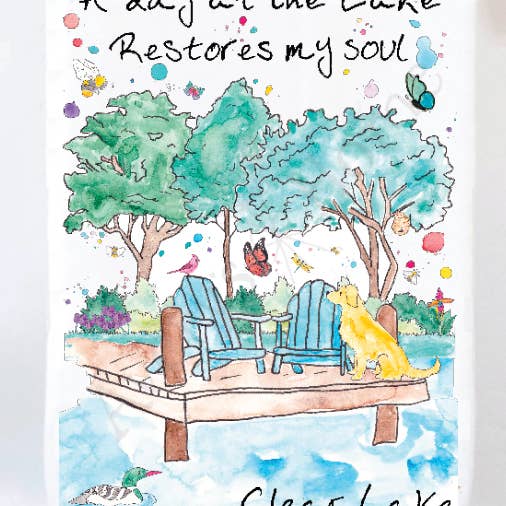 Avery's Home - Wholesale Tea Towel - A Day at the Lake or River Customizable Tea Towel9