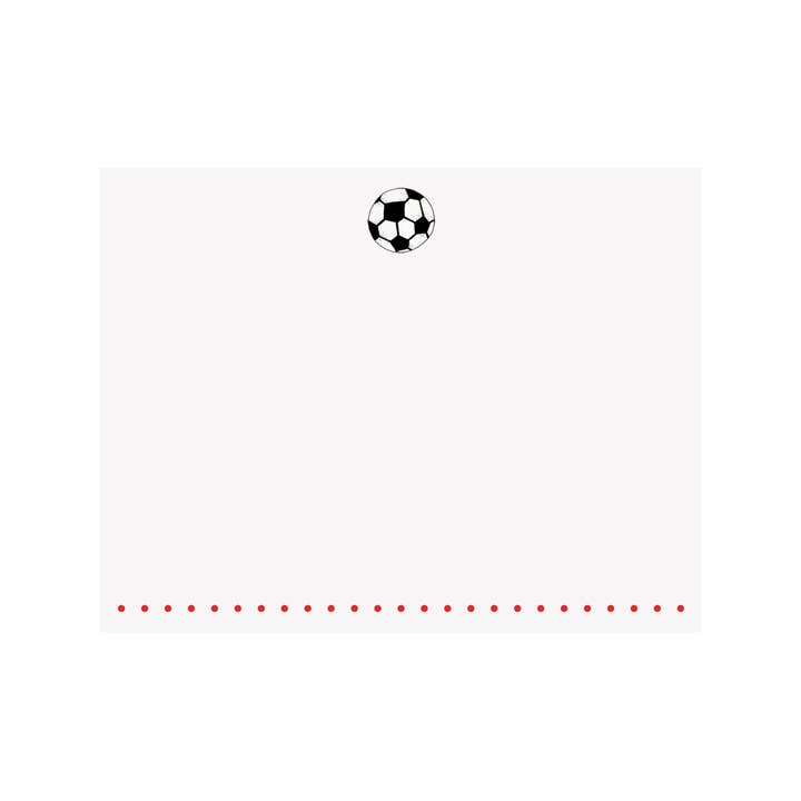 Carte de billet plat de football pour la vente par Brake Ink Stationery