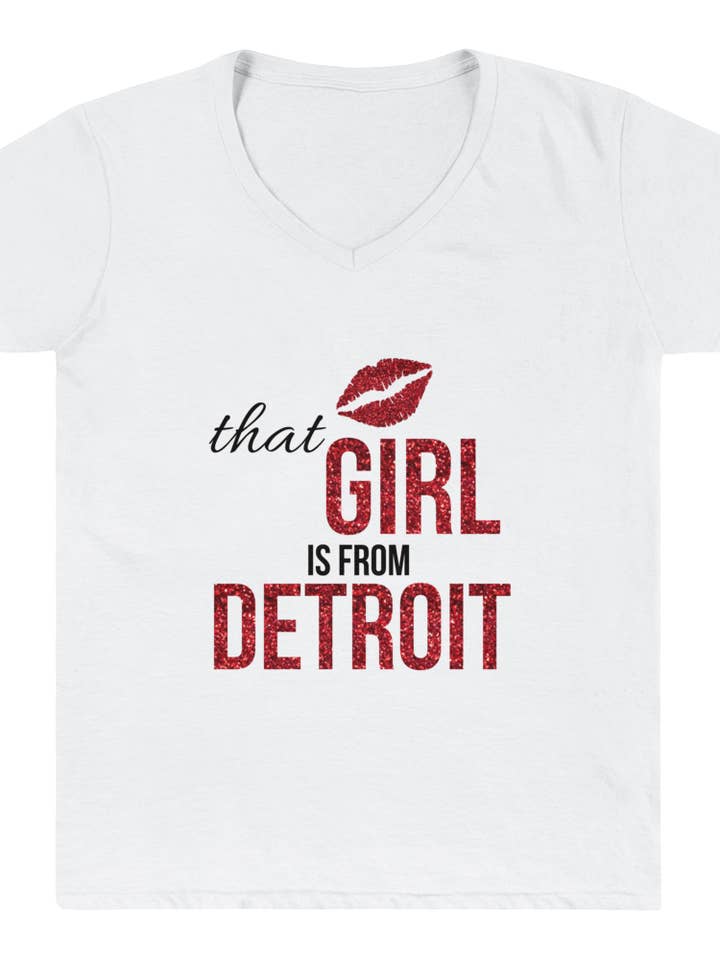 That Girl V-neck - Cities for wholesale by Being That Girl