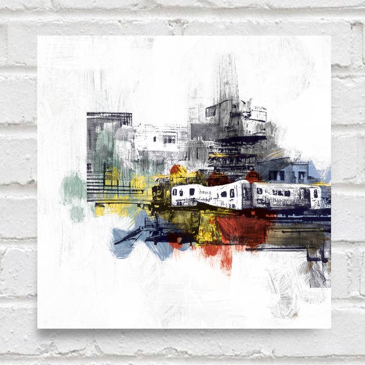 Chicago El Train Print for wholesale by tiny