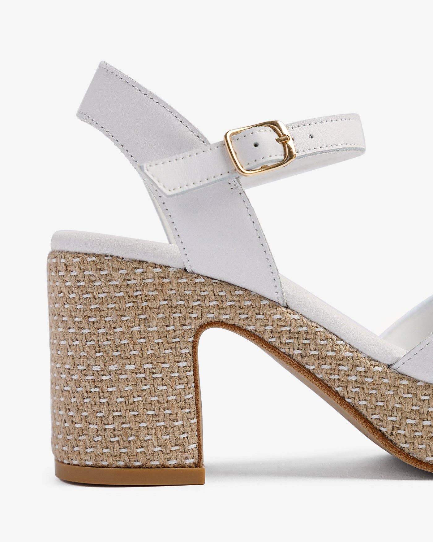 POPA - Wholesale Sandals - Women's - Daira White Leather Sandal4