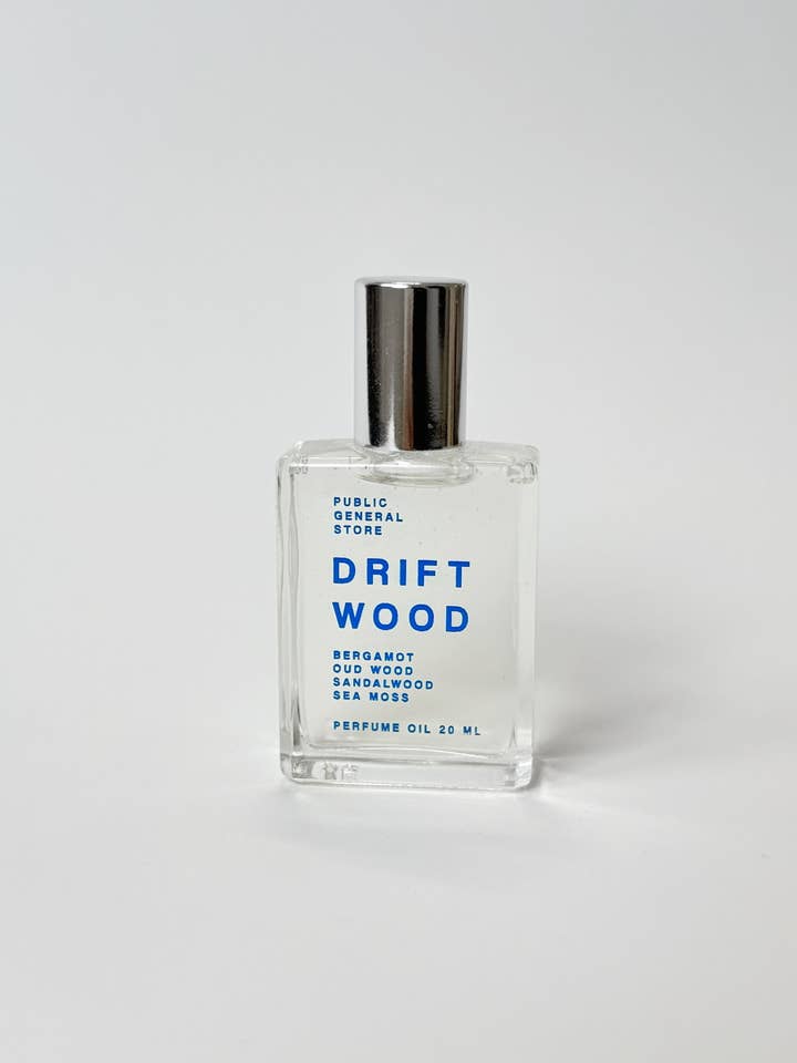 Driftwood Perfume Oil for wholesale by Public General Store inc
