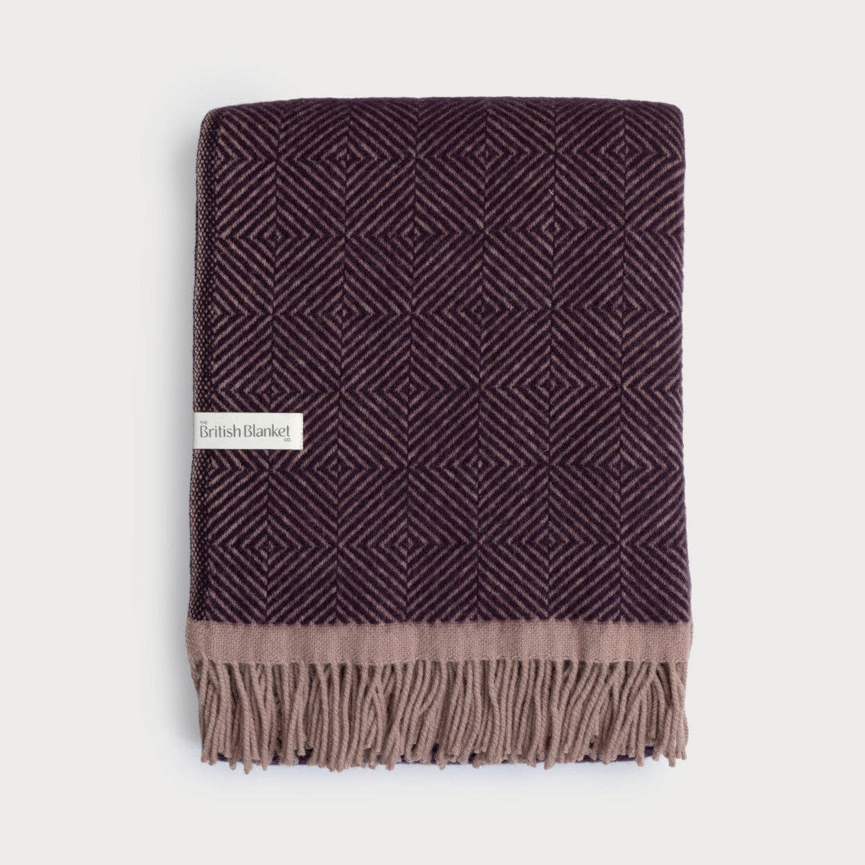 The British Blanket Company – wholesale Throw blanket – Wildweave Blanket: Blackberry and Heather