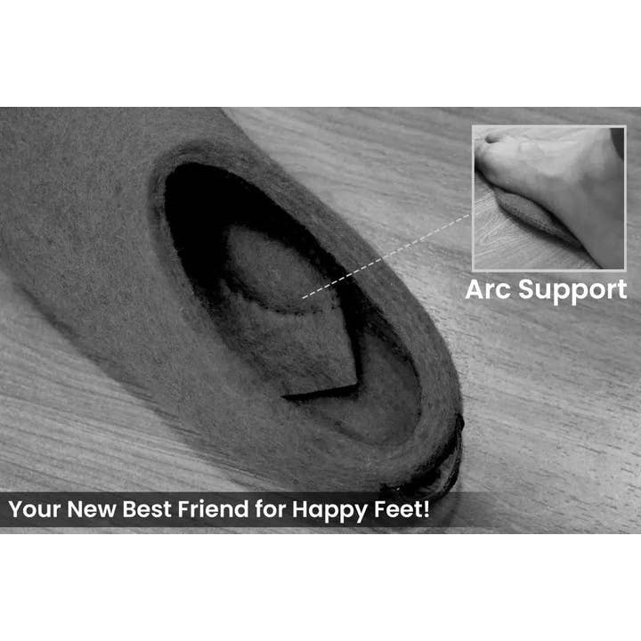 Woollyes Inc - Wholesale Slippers - Unisex - Indoor Open Heel Slippers With Leather Sole - Natural Brown