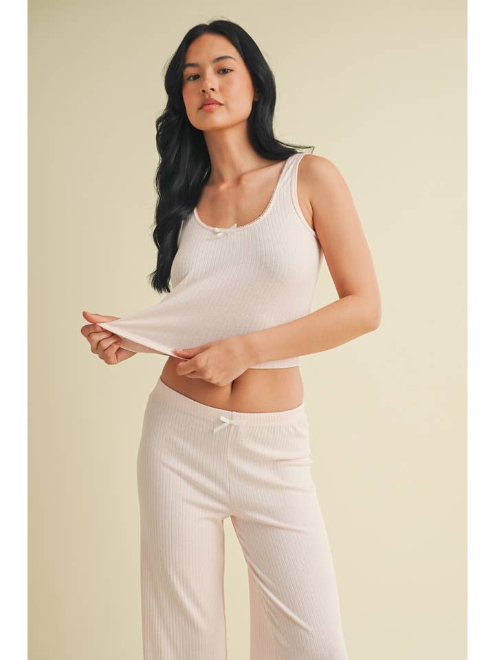 KIMBERLY C - Venta al por mayor Camiseta sin mangas - Mujer - Camiseta de Tirantes Punto Calado Lounge15