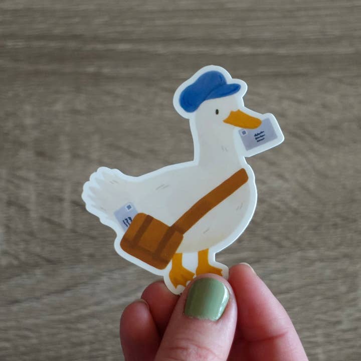 Fun Gal Studio - Wholesale Phone & Laptop Stickers - Mailman Duck - Die Cut Vinyl Sticker2